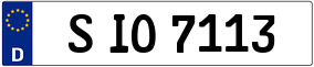 Truck License Plate